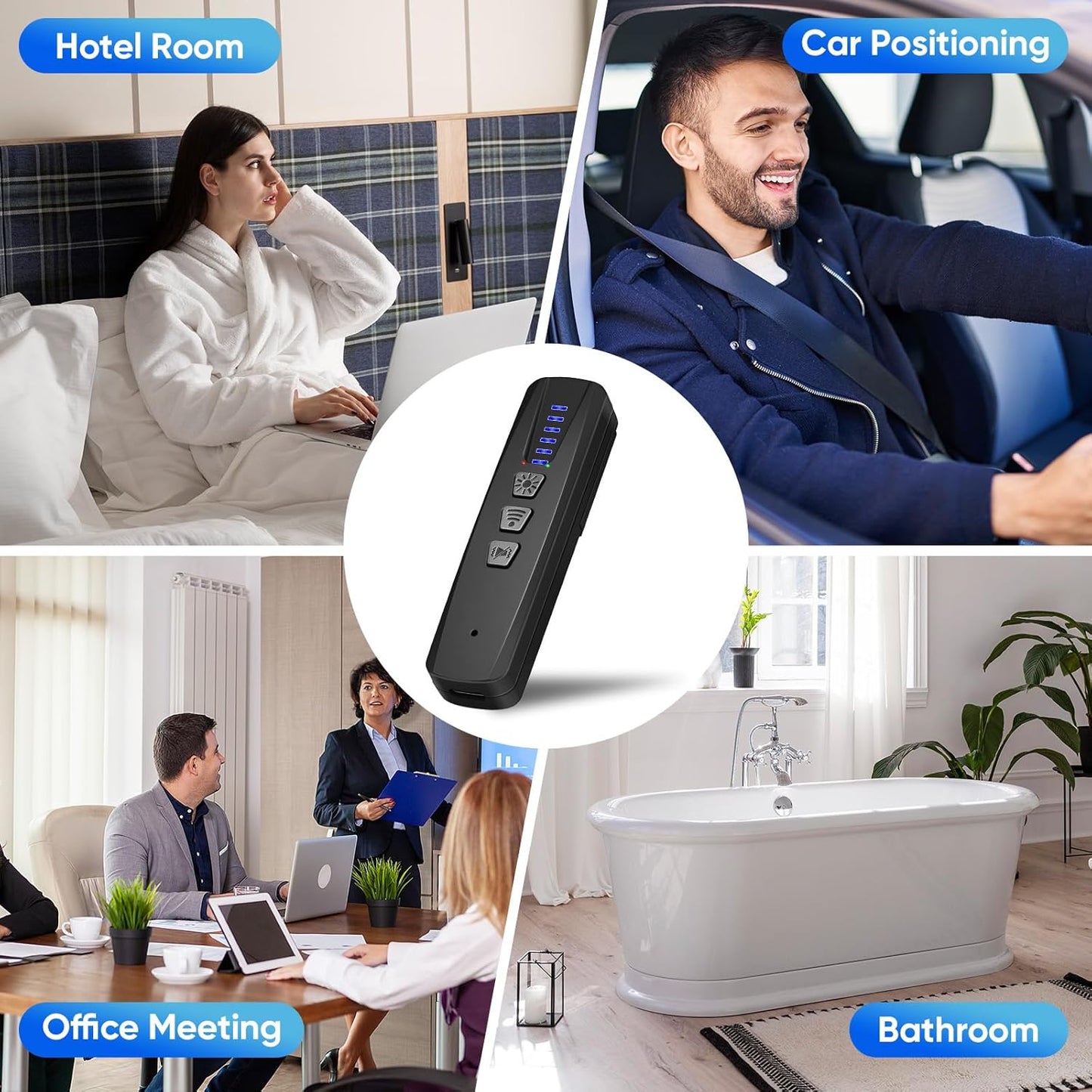 4-in-1 Anti-Spy Detector Pen โ Hidden Camera & Bug Finder