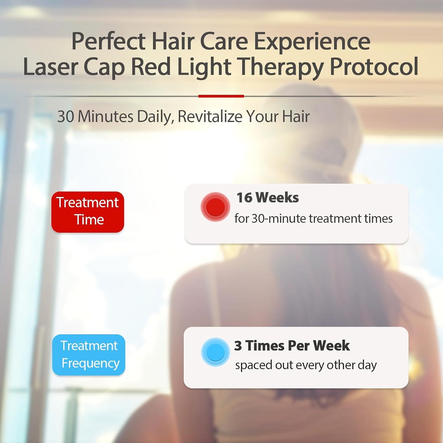 Red Light Therapy Cap for Hair Growth – 650nm LED