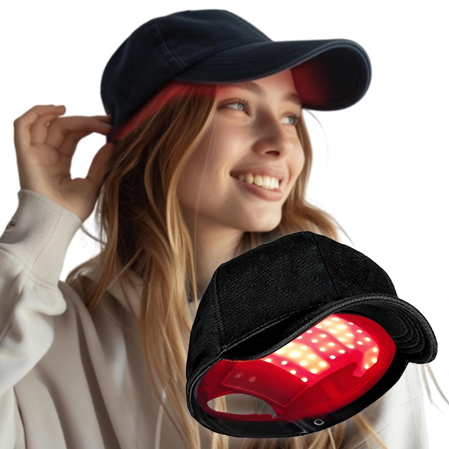 Red Light Therapy Cap for Hair Growth – 650nm LED
