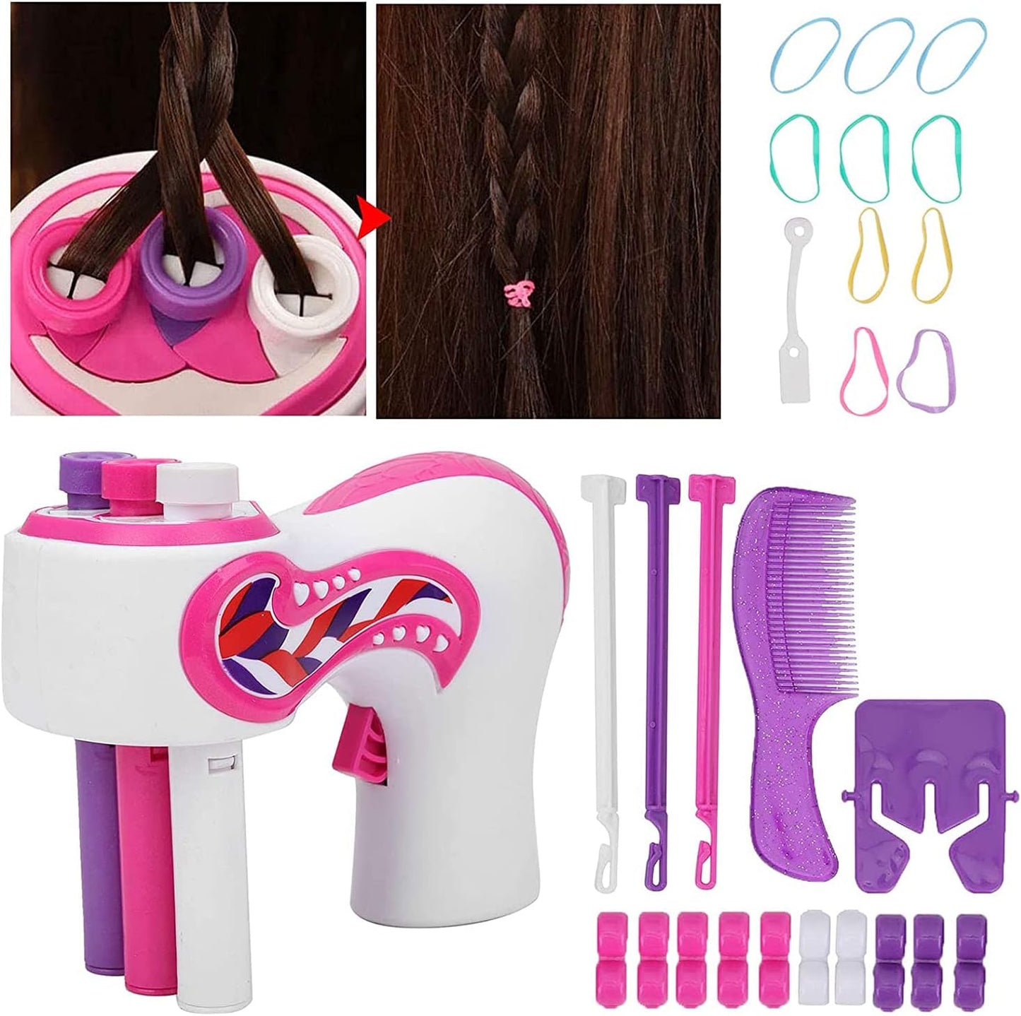 Automatic Hair Twister Braider Styling Tool – 3 Speeds