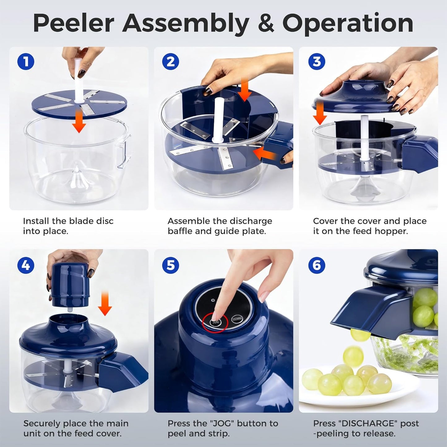 Electric Automatic Fruit & Vegetable Peeler