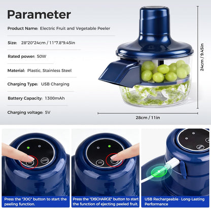 Electric Automatic Fruit & Vegetable Peeler
