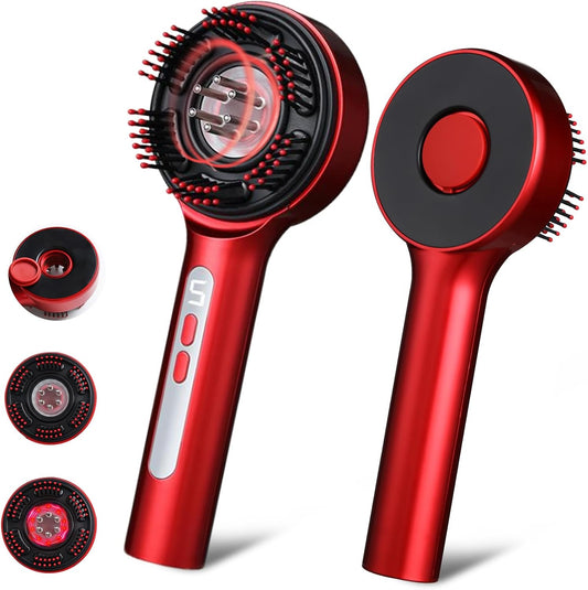 3-in-1 Scalp Massager & Oil Applicator with Light Therapy
