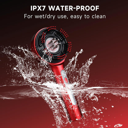 3-in-1 Scalp Massager & Oil Applicator with Light Therapy