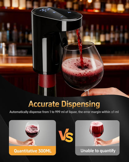 5-in-1 Smart Wine Decanter & Dispenser – Electric Aerator