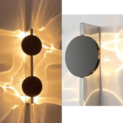 Modern Rotating Water Ripple Wall Lamp – RGB Ocean Effect