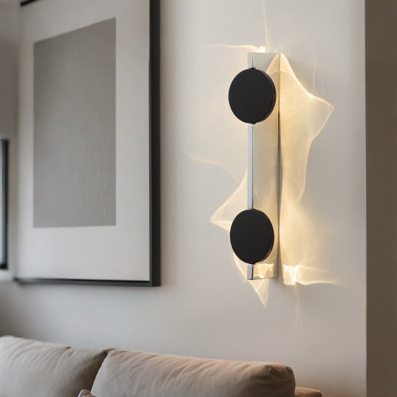 Modern Rotating Water Ripple Wall Lamp – RGB Ocean Effect