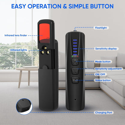 4-in-1 Anti-Spy Detector Pen – Hidden Camera & Bug Finder