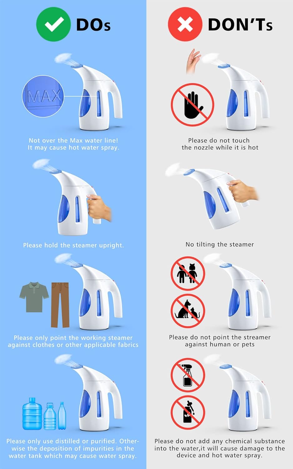 Portable Travel Steamer for Clothes – 700W Fast Heat