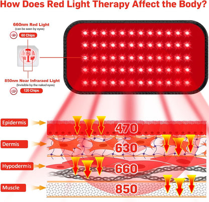 Red Light Therapy Belt – Infrared Wrap for Back & Muscle Comfort