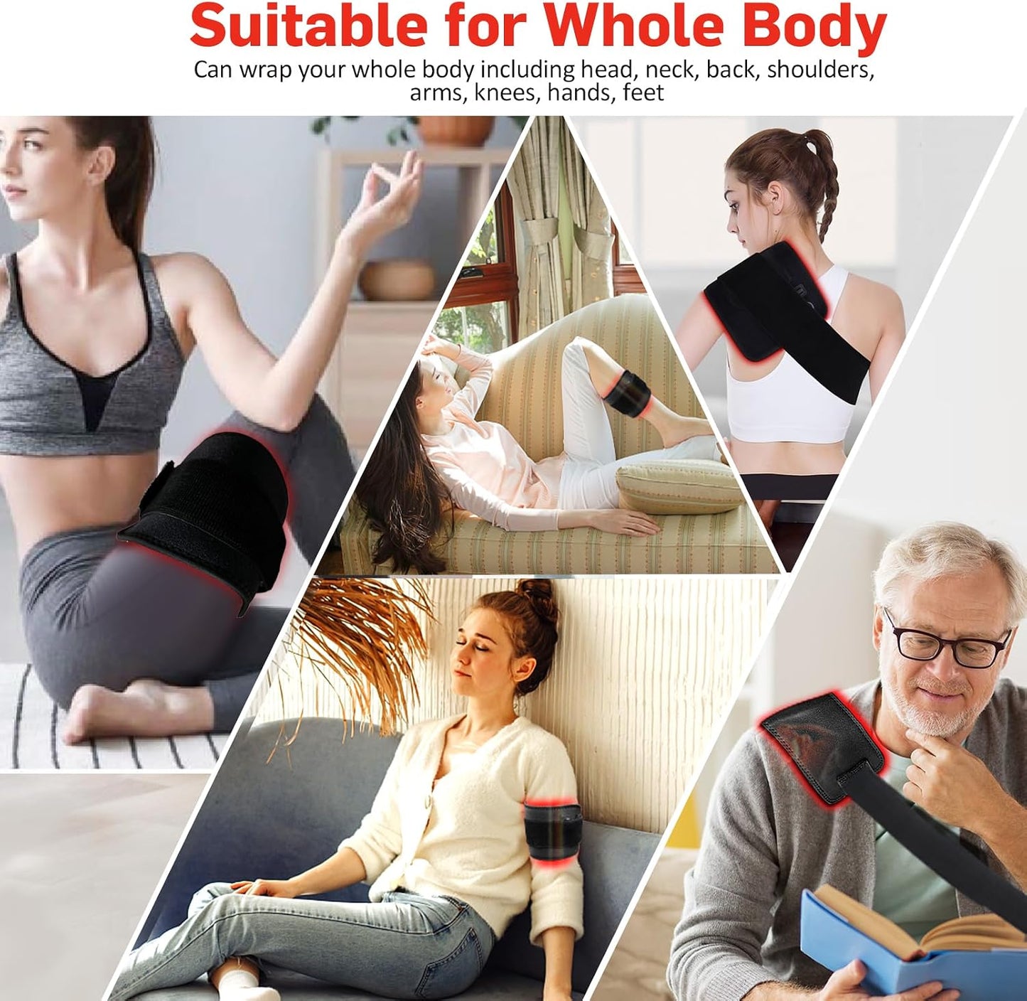 Red Light Therapy Belt – Infrared Wrap for Back & Muscle Comfort