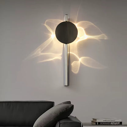 Modern Rotating Water Ripple Wall Lamp – RGB Ocean Effect
