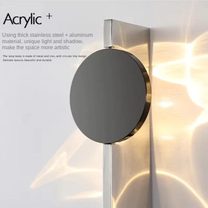 Modern Rotating Water Ripple Wall Lamp – RGB Ocean Effect