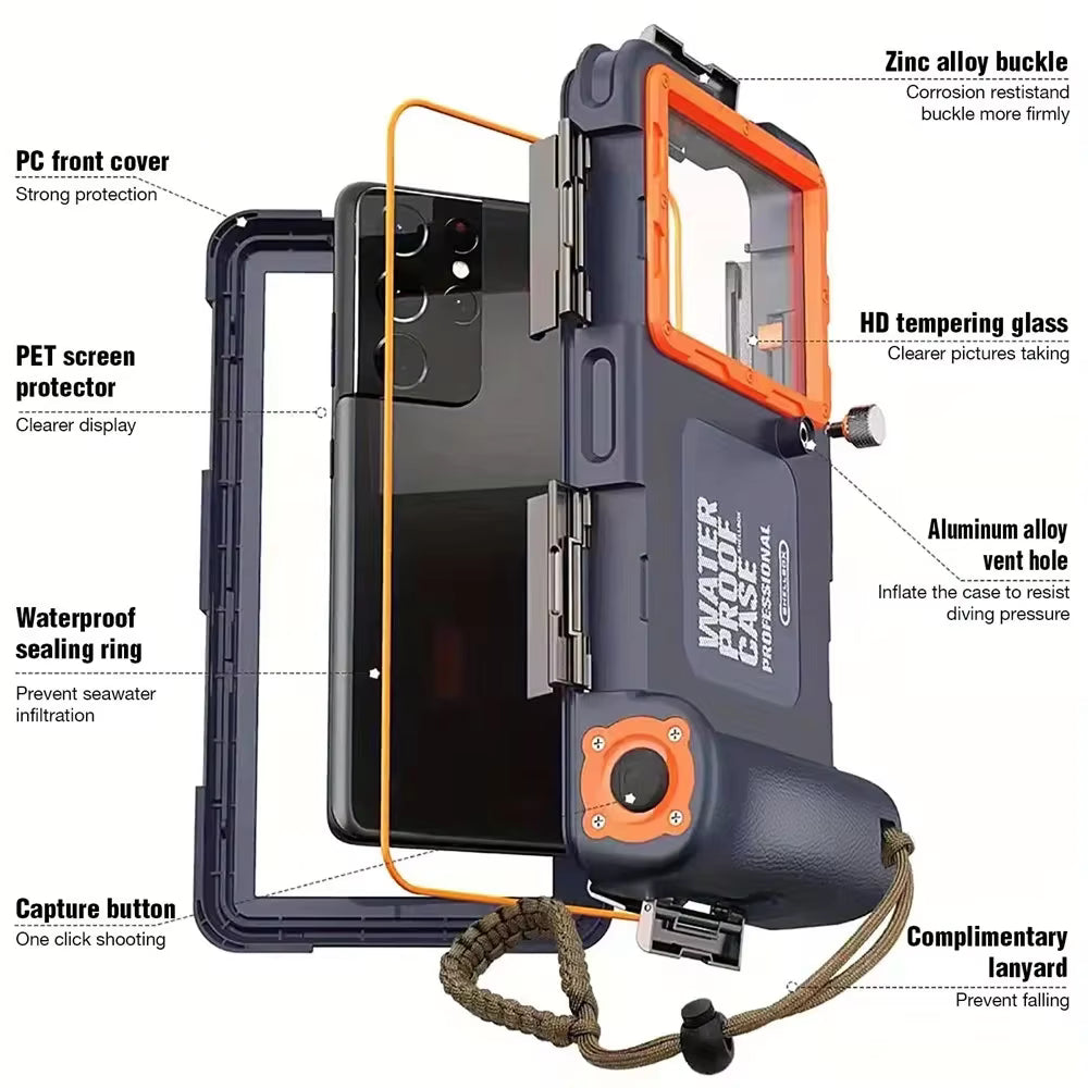 Universal Waterproof Diving Phone Case – 50ft/15m