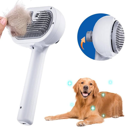 3-in-1 Pet Steam Grooming Brush