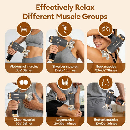 11-in-1 Electric Massage Gun – 99 Speed Deep Muscle Massager