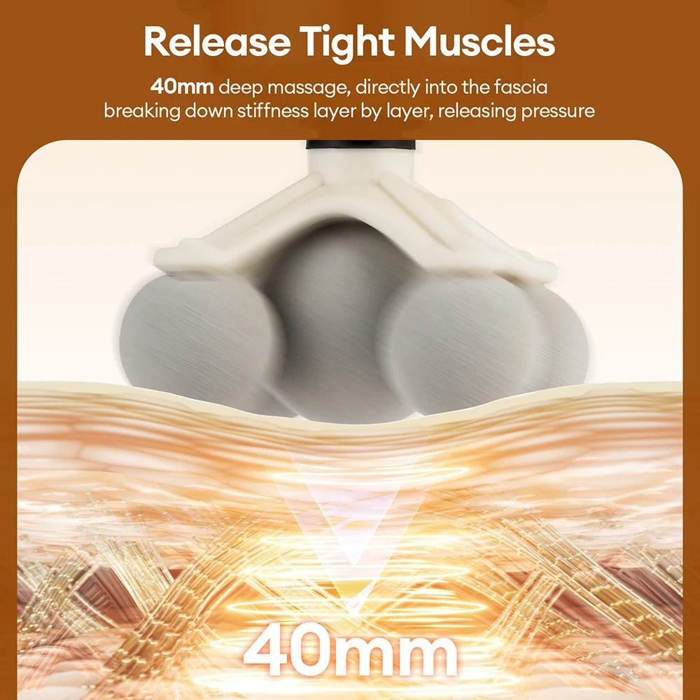 11-in-1 Electric Massage Gun – 99 Speed Deep Muscle Massager
